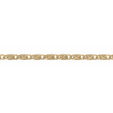 Diamond Cut Star Bar Anklets