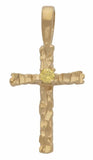 Birthstone Cross Pendant