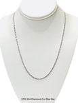 Diamond Cut Star Bar Chains