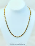 Diamond Cut Star Bar Chains