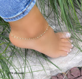 Twisted Nugget Anklets